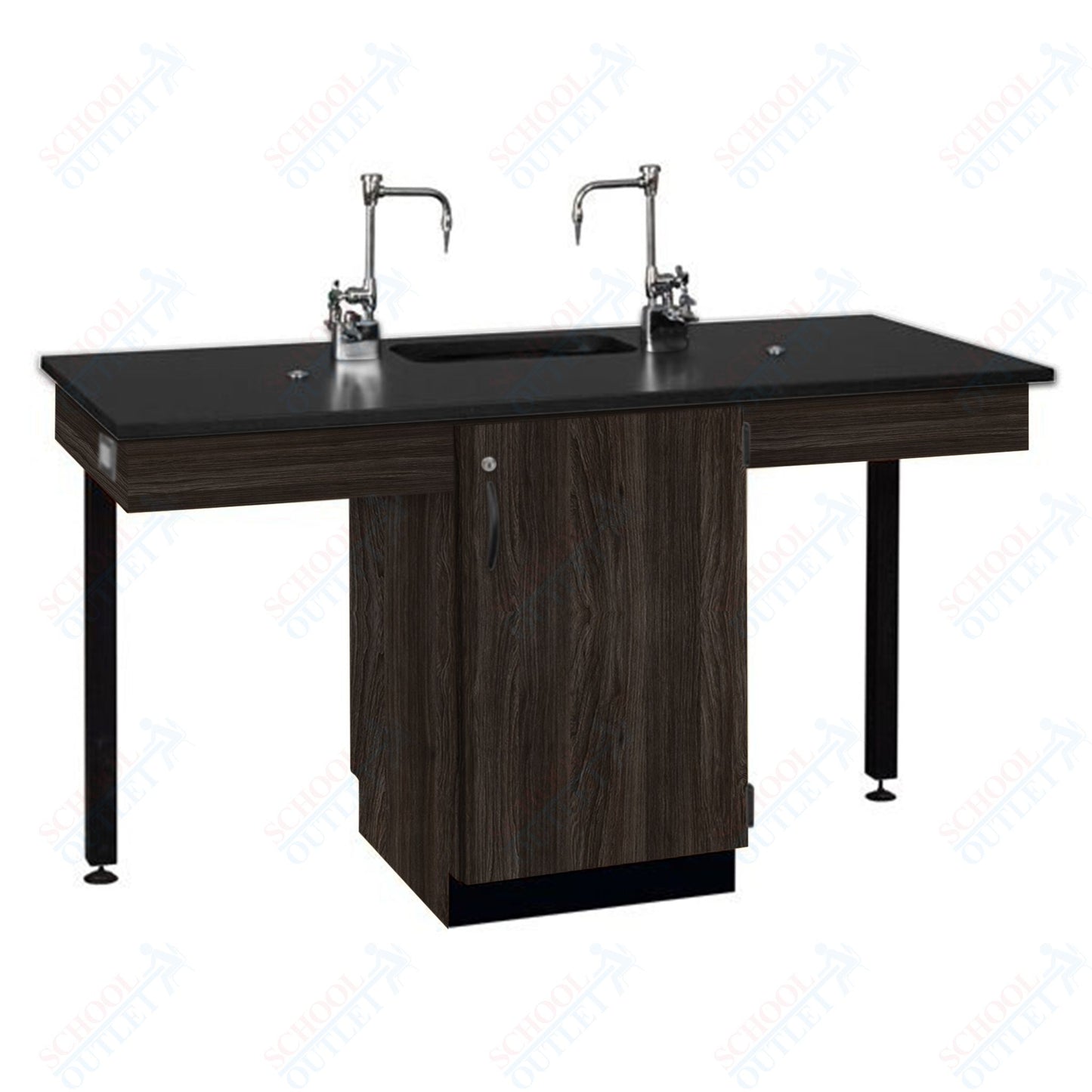 Phenolic Top Two Student Table with Sink (84008 K36 24)