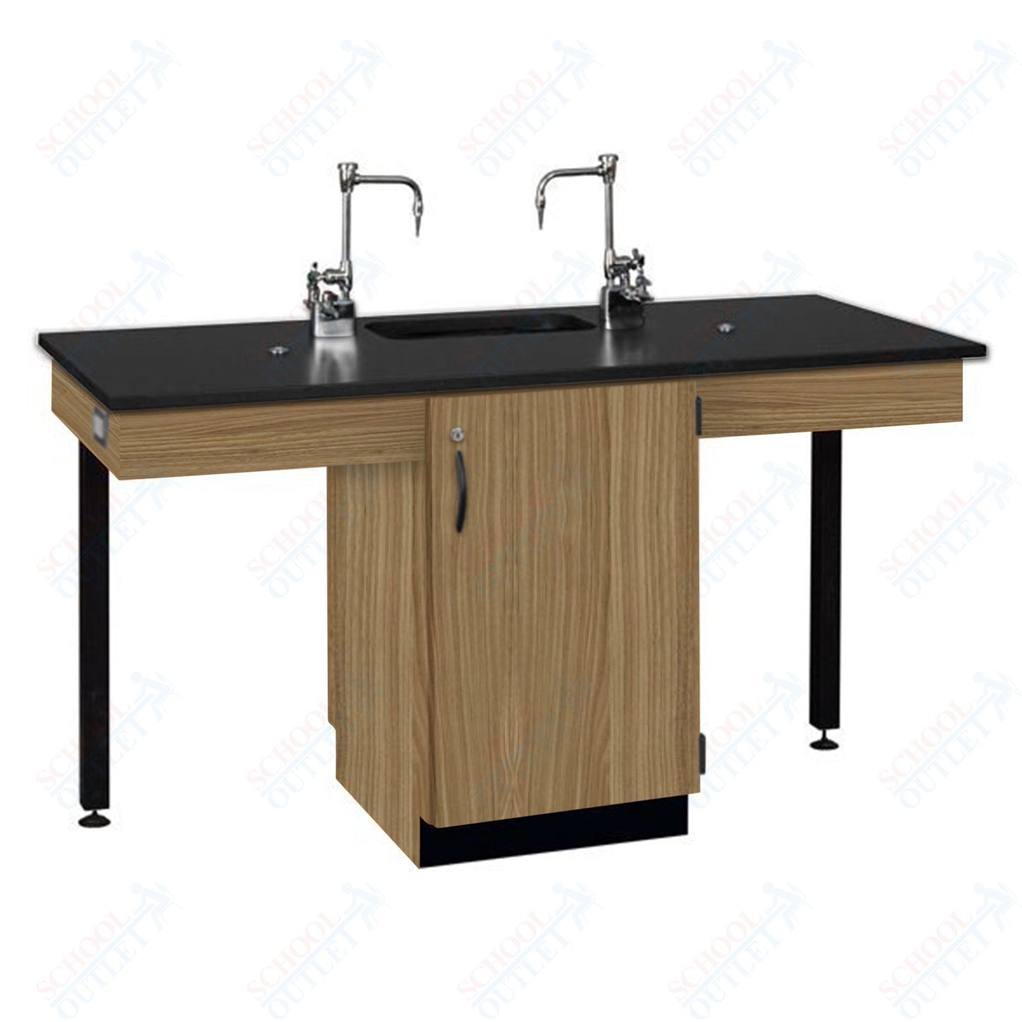 Phenolic Top Two Student Table with Sink (84008 K36 24)