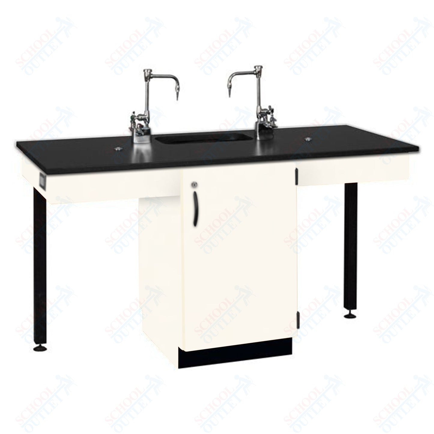 Phenolic Top Two Student Table with Sink (84008 K36 24)