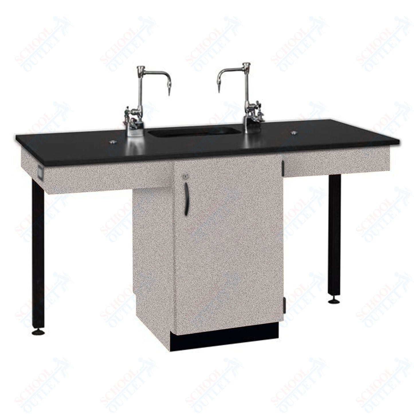 Phenolic Top Two Student Table with Sink (84008 K36 24)