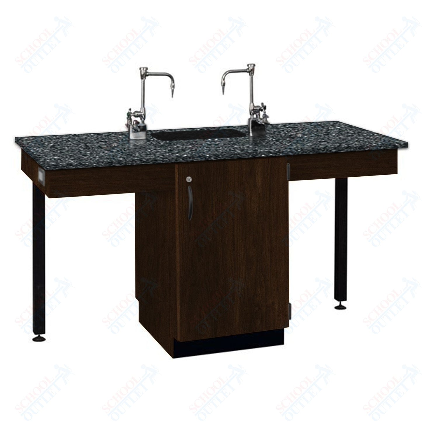 Phenolic Top Two Student Table with Sink (84008 K36 24)