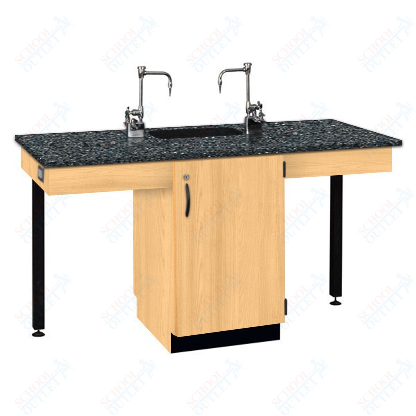 Phenolic Top Two Student Table with Sink (84008 K36 24)