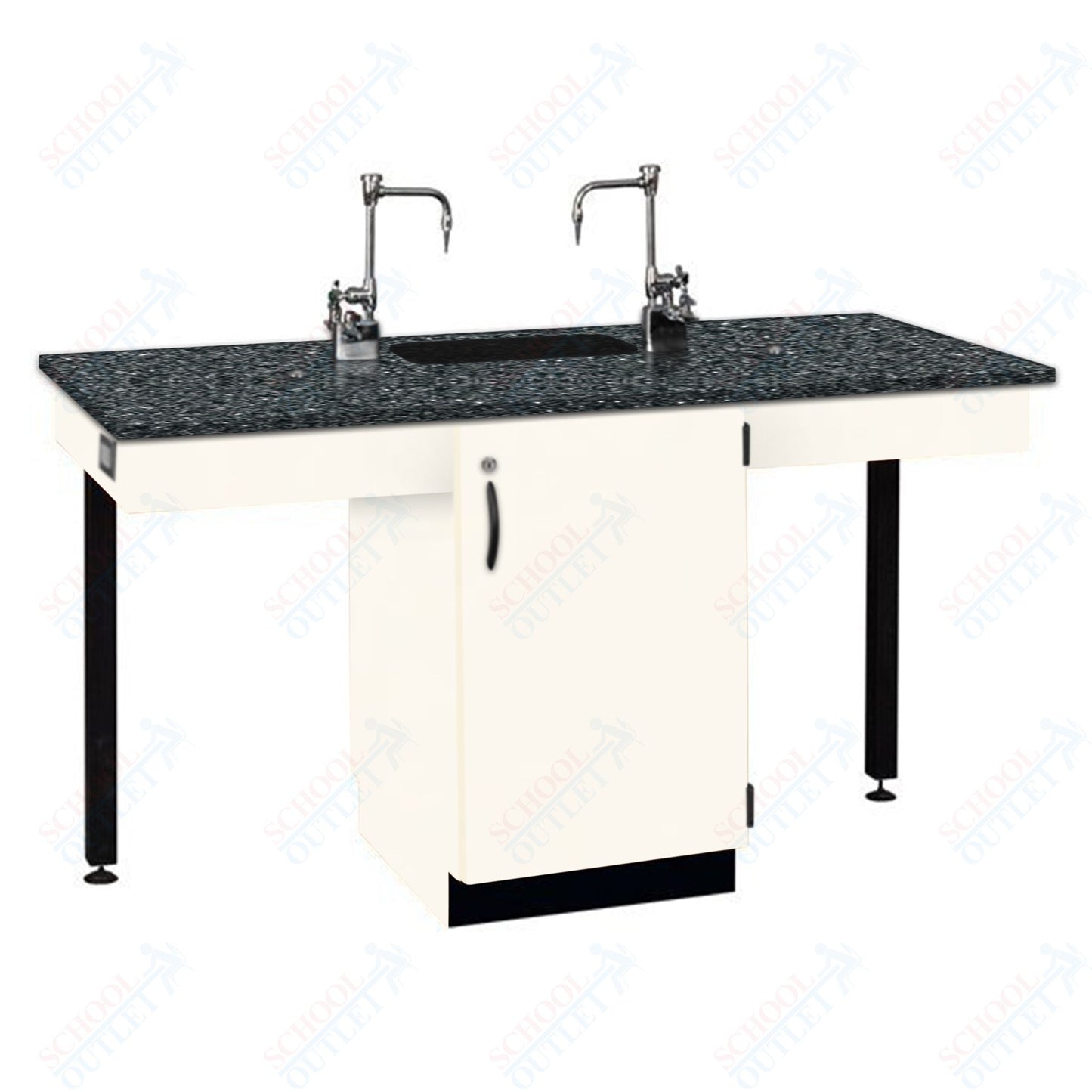 Phenolic Top Two Student Table with Sink (84008 K36 24)