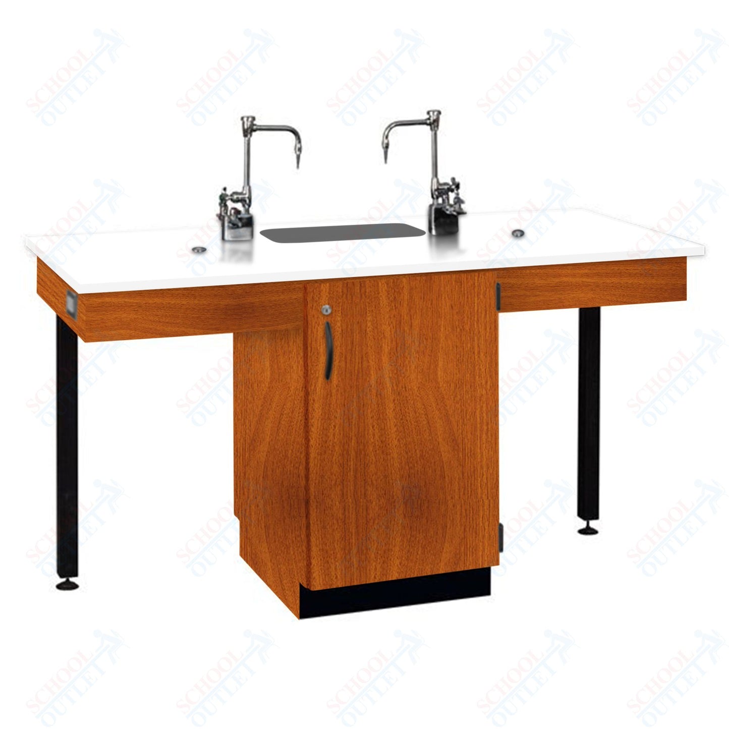 Phenolic Top Two Student Table with Sink (84008 K36 24)