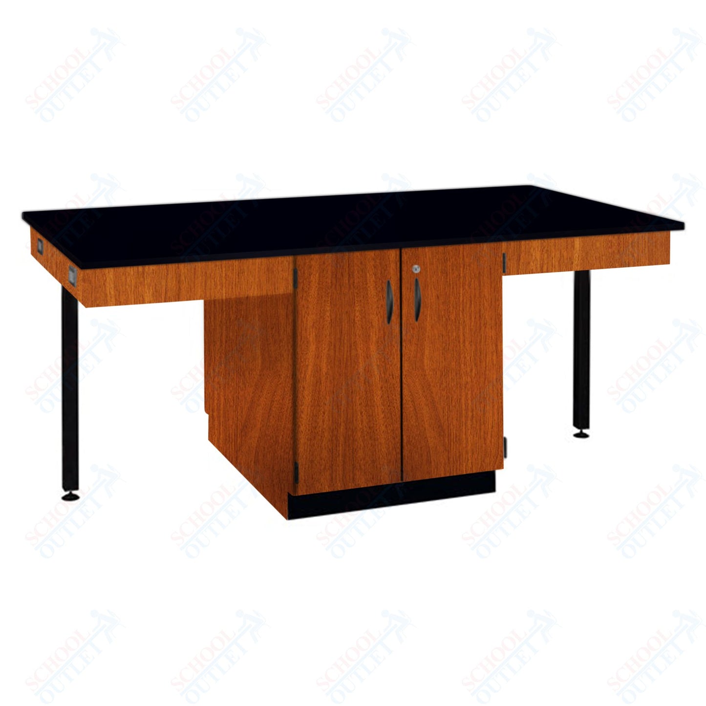 56"W Chemical Resistant Laminate Top Four Student Octagon Island Table (84070 K36 21)