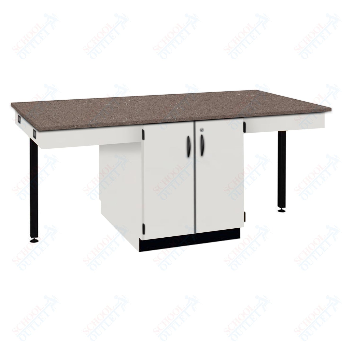 56"W Phenolic Top Four Student Octagon Island Table (84070 K36 24)