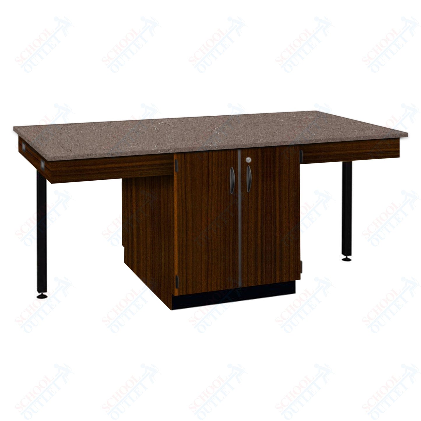 56"W Phenolic Top Four Student Octagon Island Table (84070 K36 24)