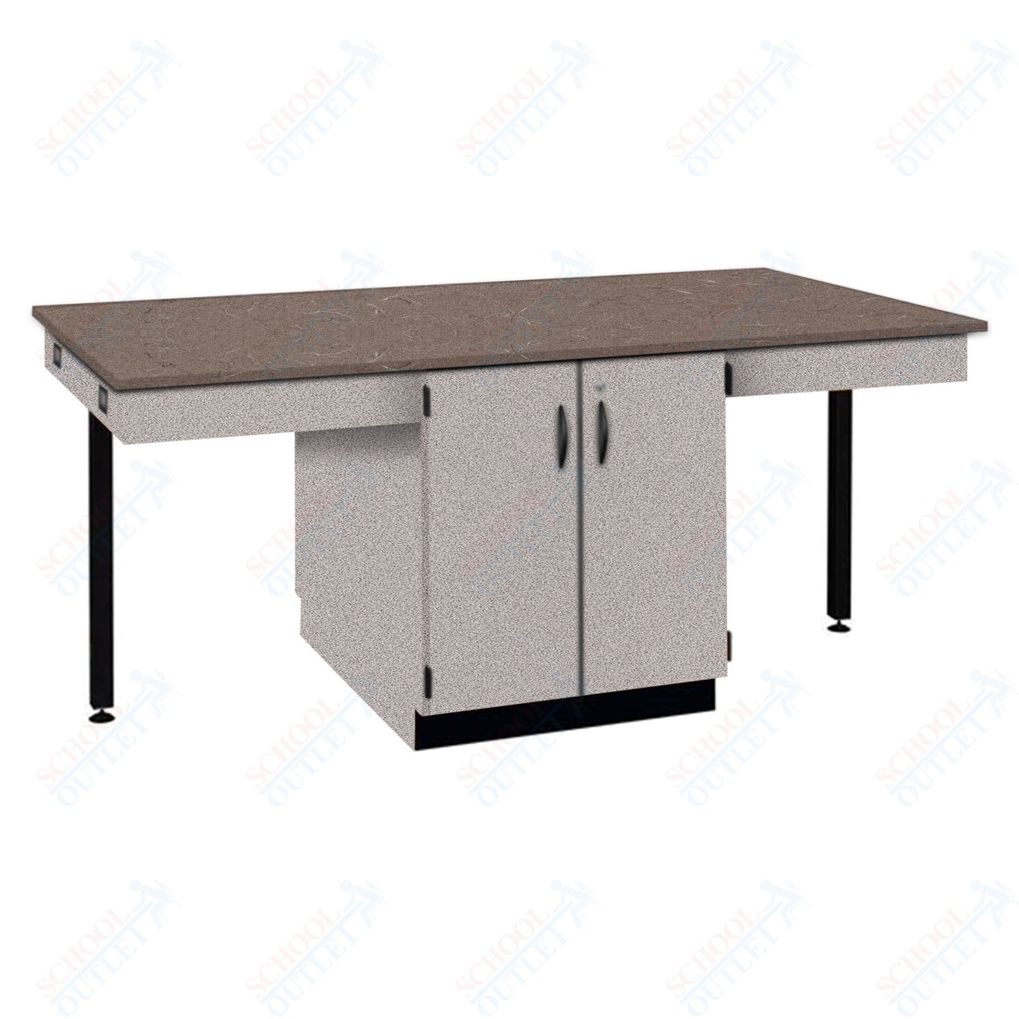 56"W Phenolic Top Four Student Octagon Island Table (84070 K36 24)