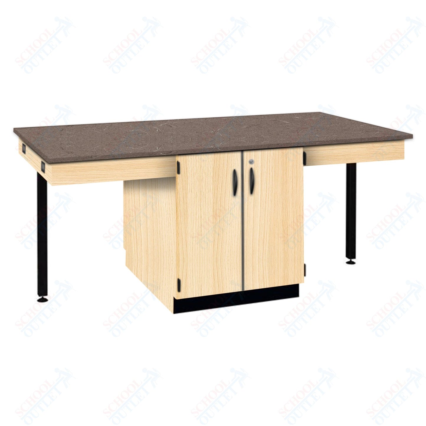 56"W Phenolic Top Four Student Octagon Island Table (84070 K36 24)