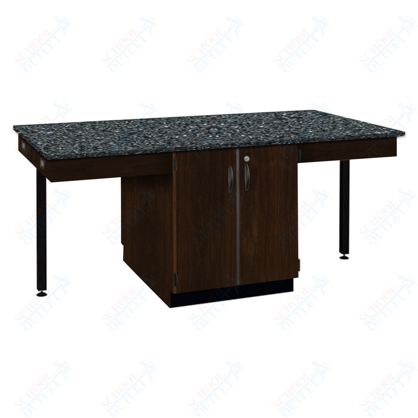 56"W Phenolic Top Four Student Octagon Island Table (84070 K36 24)