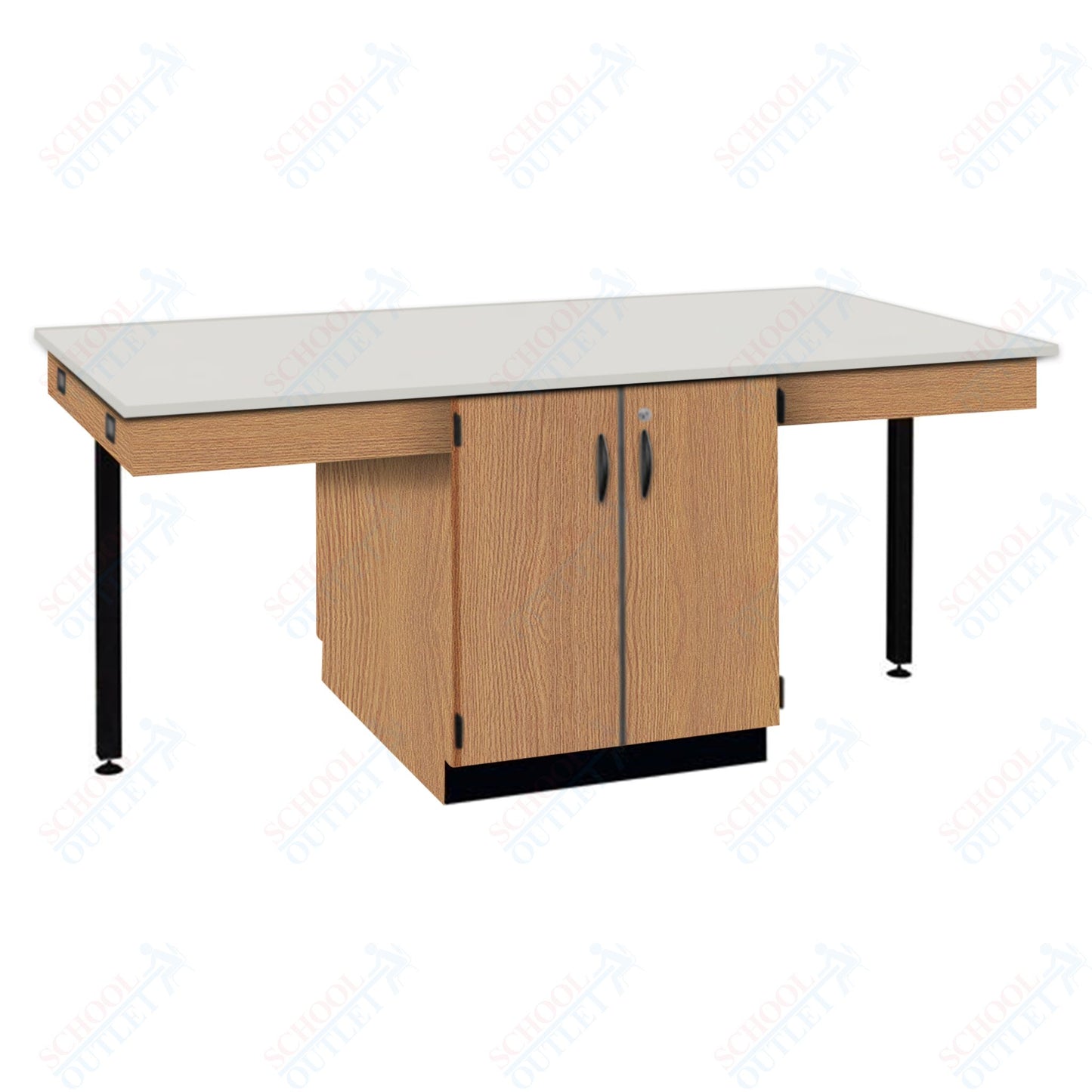 56"W Phenolic Top Four Student Octagon Island Table (84070 K36 24)