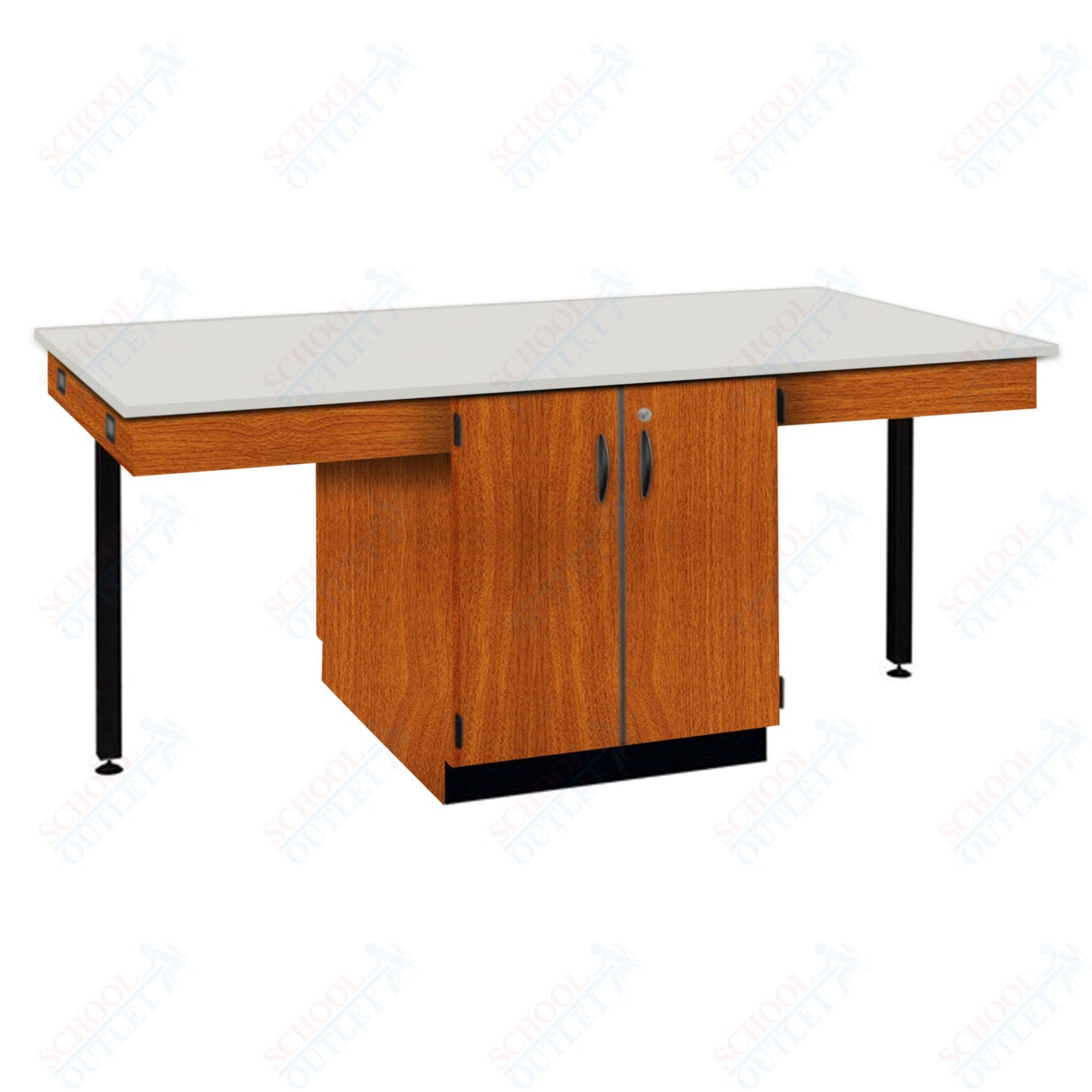 56"W Phenolic Top Four Student Octagon Island Table (84070 K36 24)