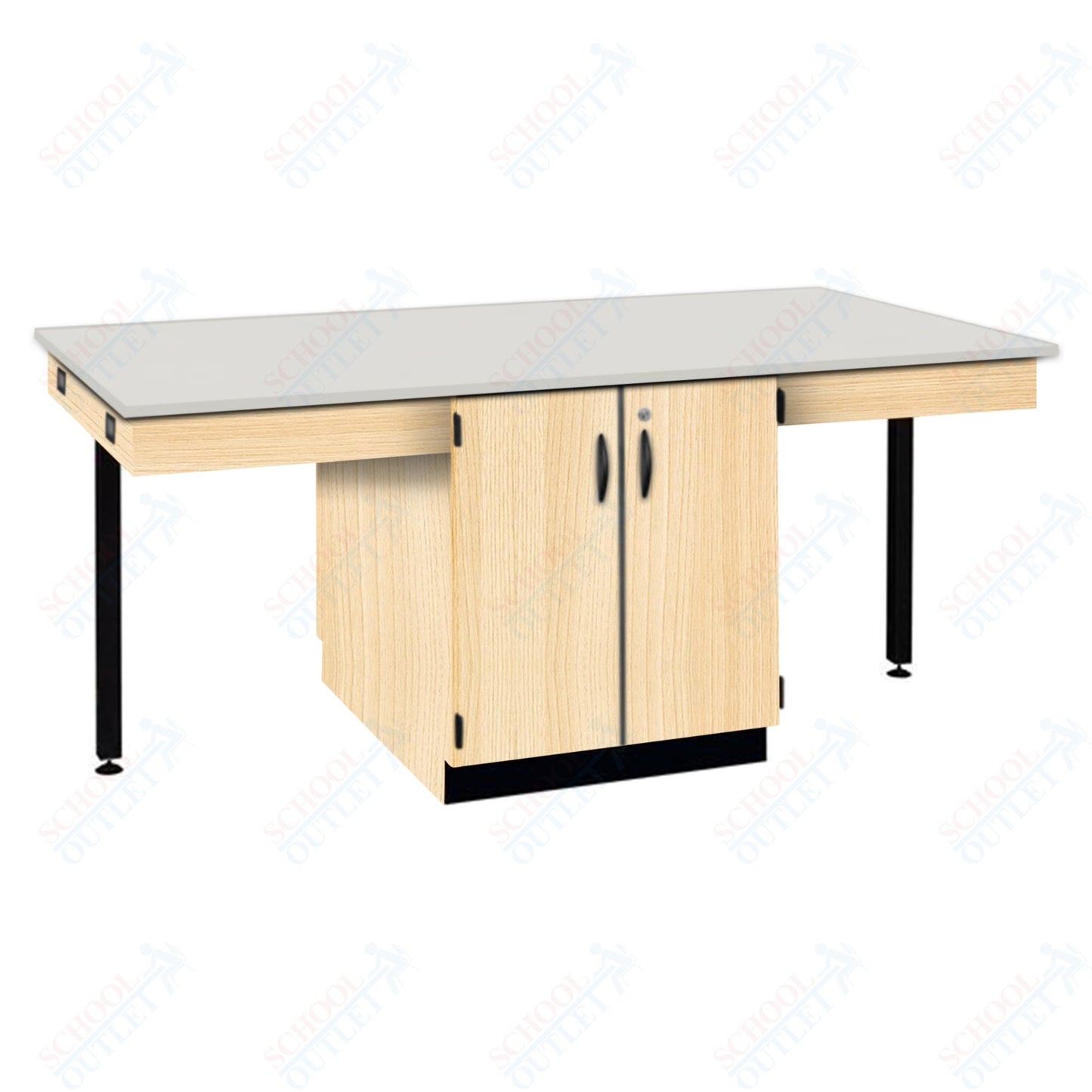 56"W Phenolic Top Four Student Octagon Island Table (84070 K36 24)