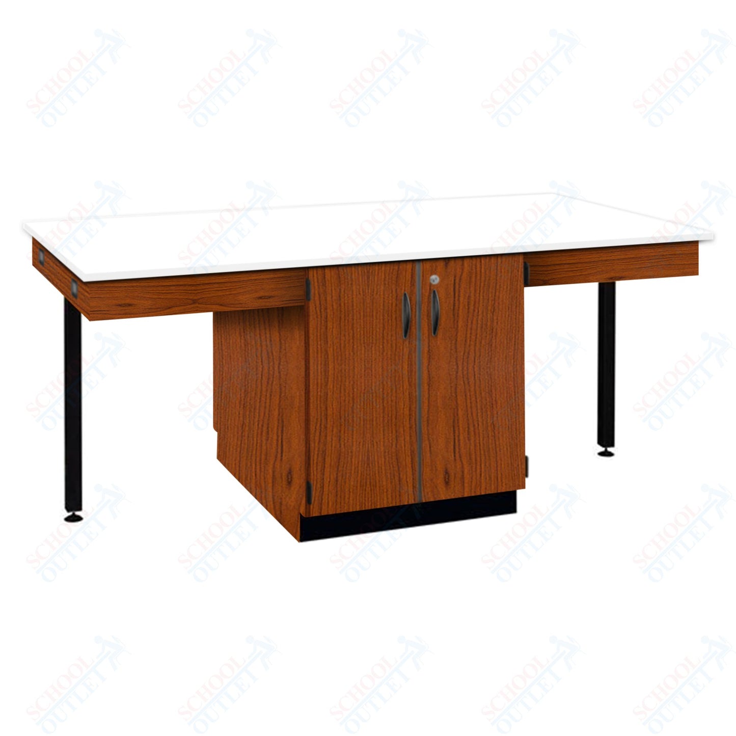 56"W Phenolic Top Four Student Octagon Island Table (84070 K36 24)