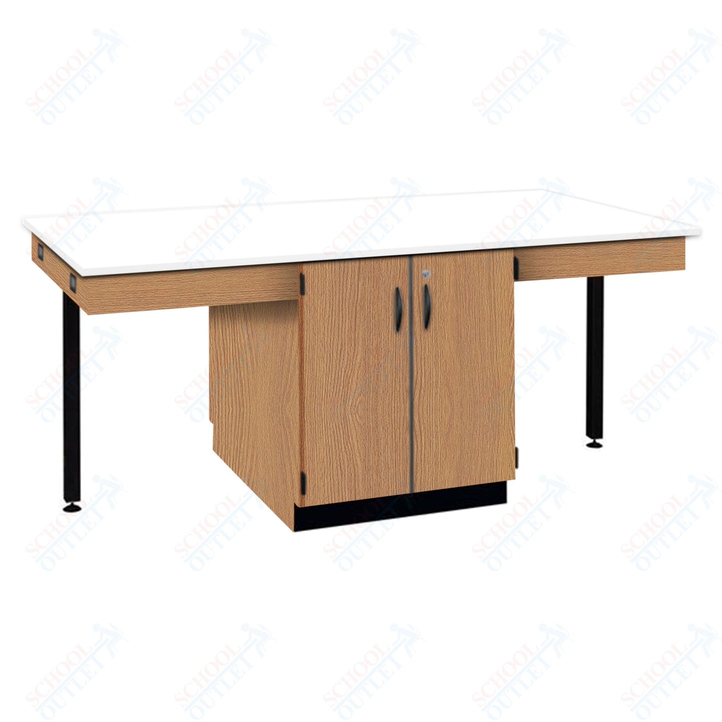 56"W Phenolic Top Four Student Octagon Island Table (84070 K36 24)