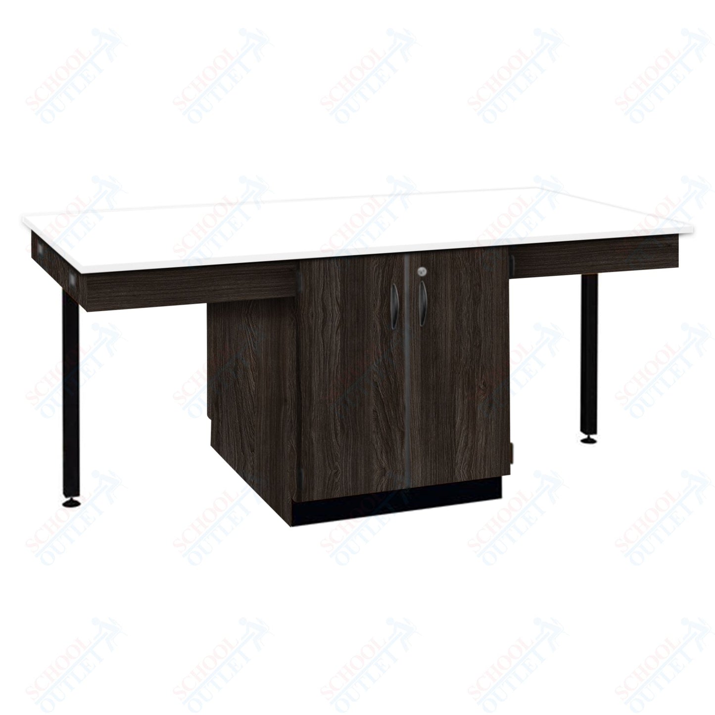 56"W Phenolic Top Four Student Octagon Island Table (84070 K36 24)