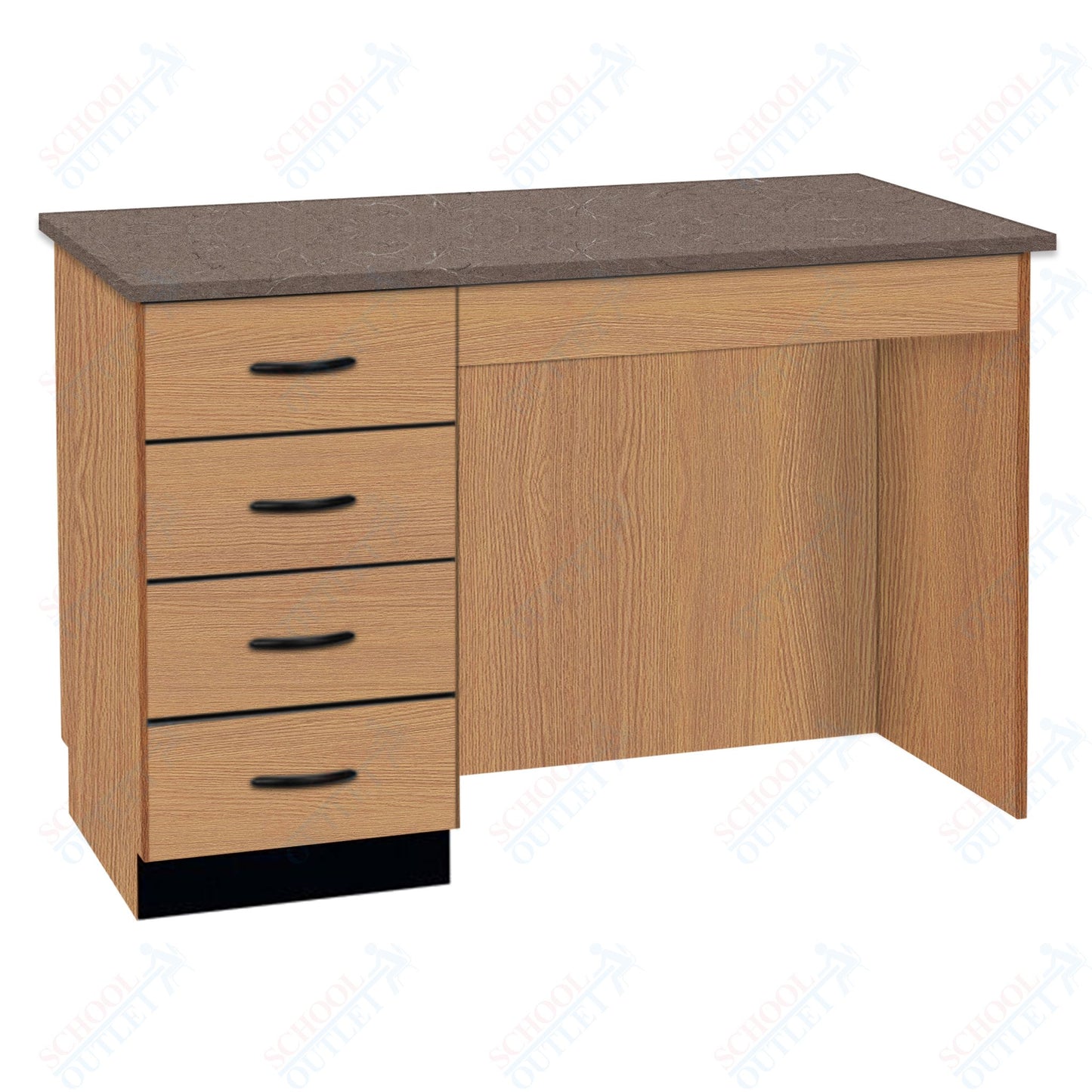 54"W Compact Chemical Resistant Laminate Top Island Desk (84150 K36 21)