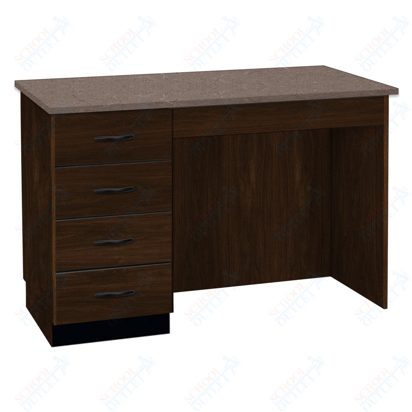 54"W Compact Chemical Resistant Laminate Top Island Desk (84150 K36 21)