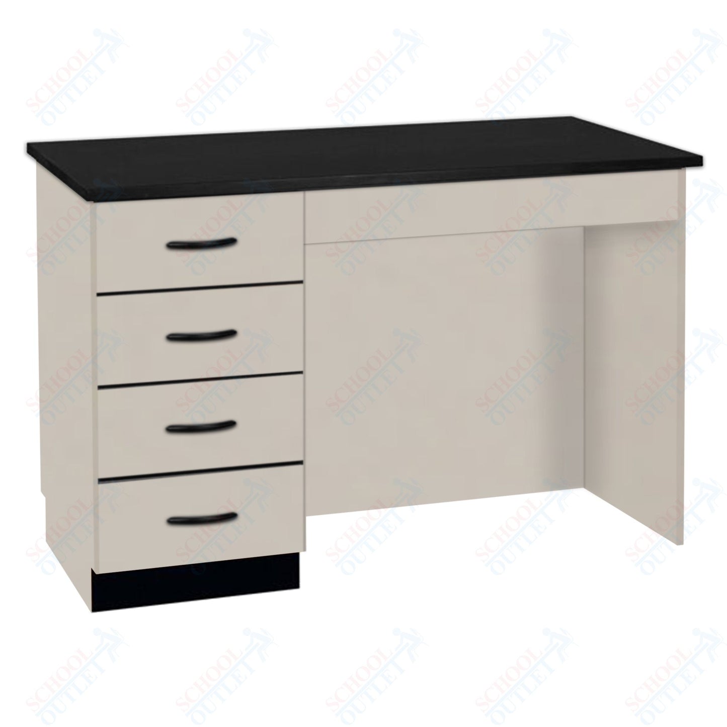 54"W Compact Chemical Resistant Laminate Top Island Desk (84150 K36 21)