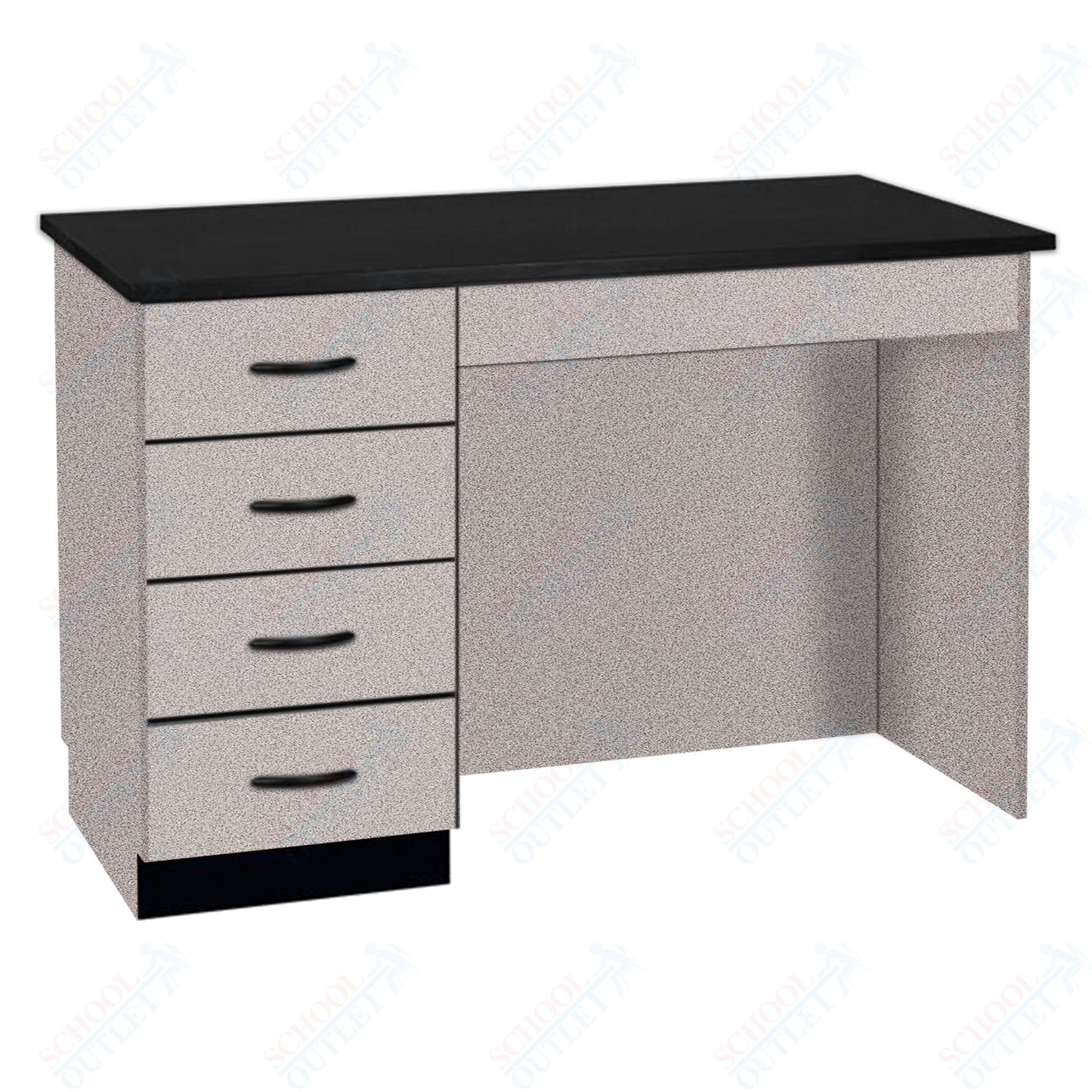 54"W Compact Chemical Resistant Laminate Top Island Desk (84150 K36 21)