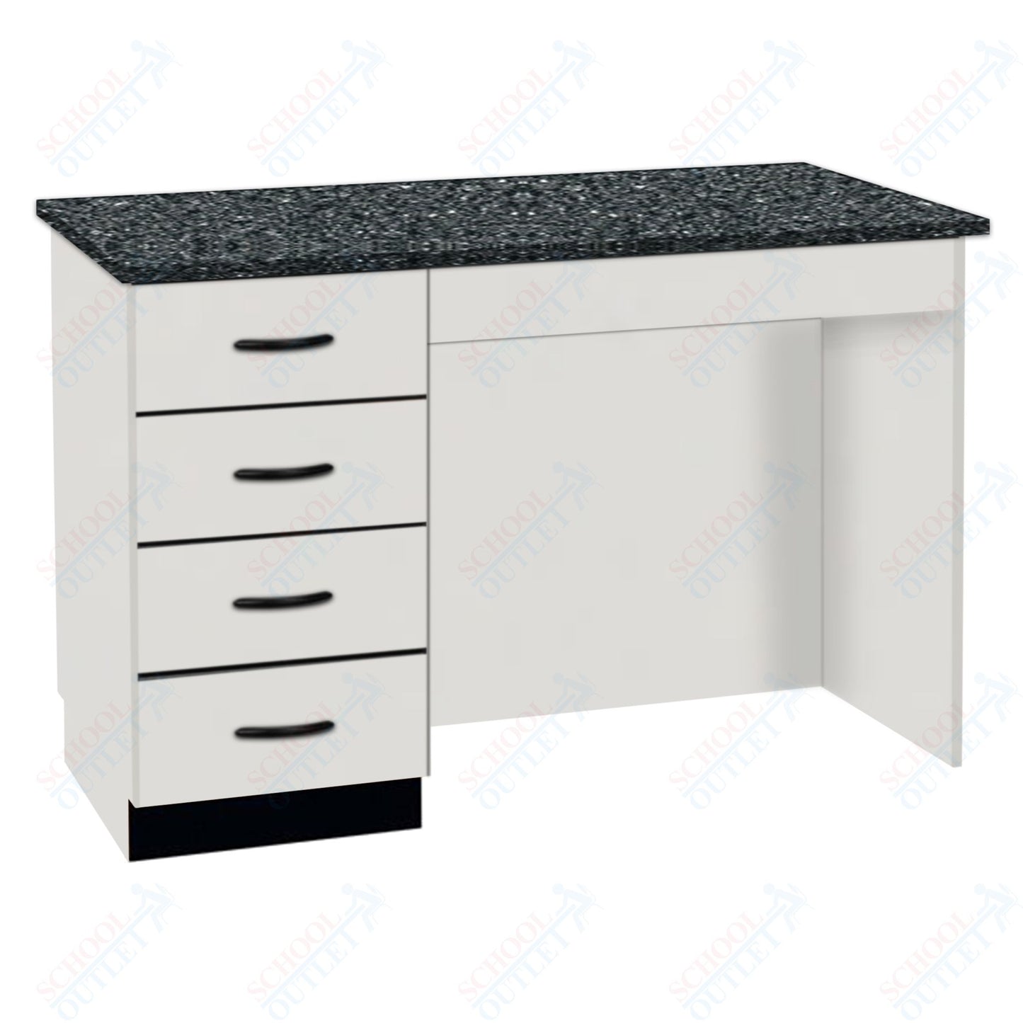 54"W Compact Chemical Resistant Laminate Top Island Desk (84150 K36 21)