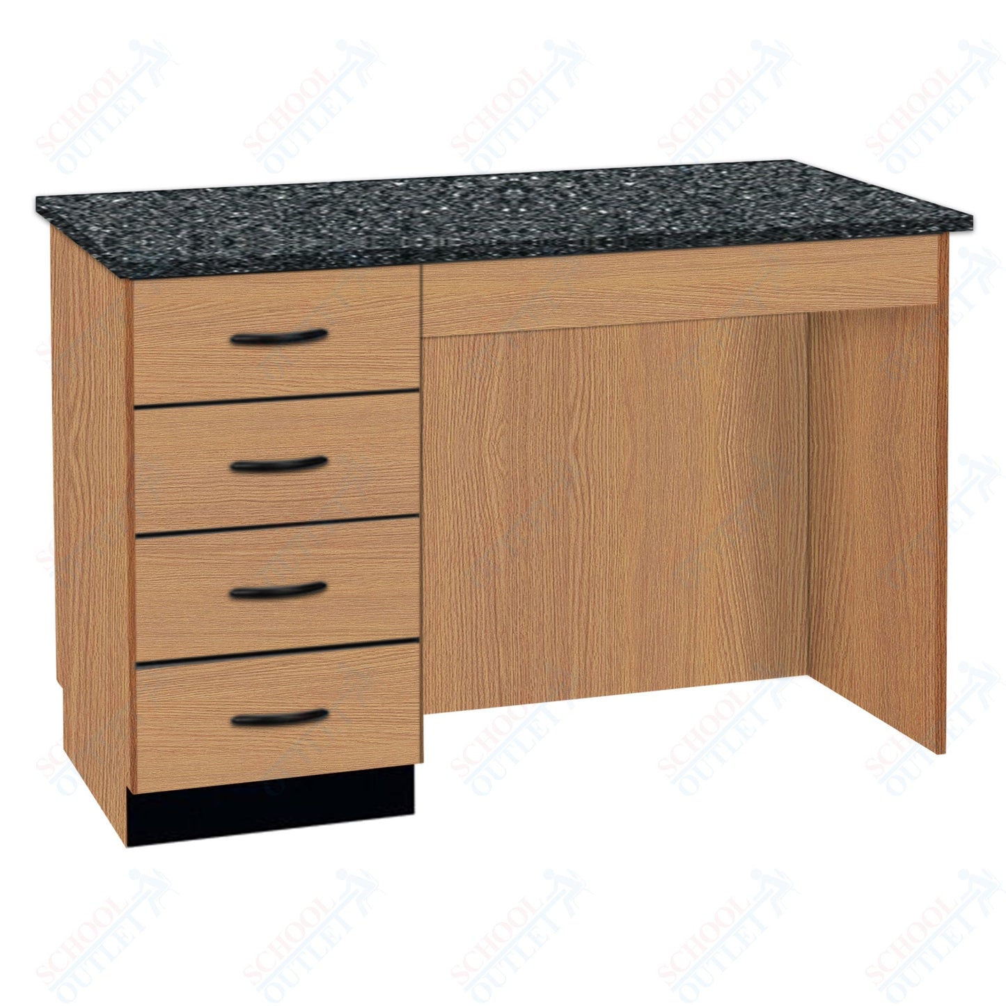 54"W Compact Chemical Resistant Laminate Top Island Desk (84150 K36 21)