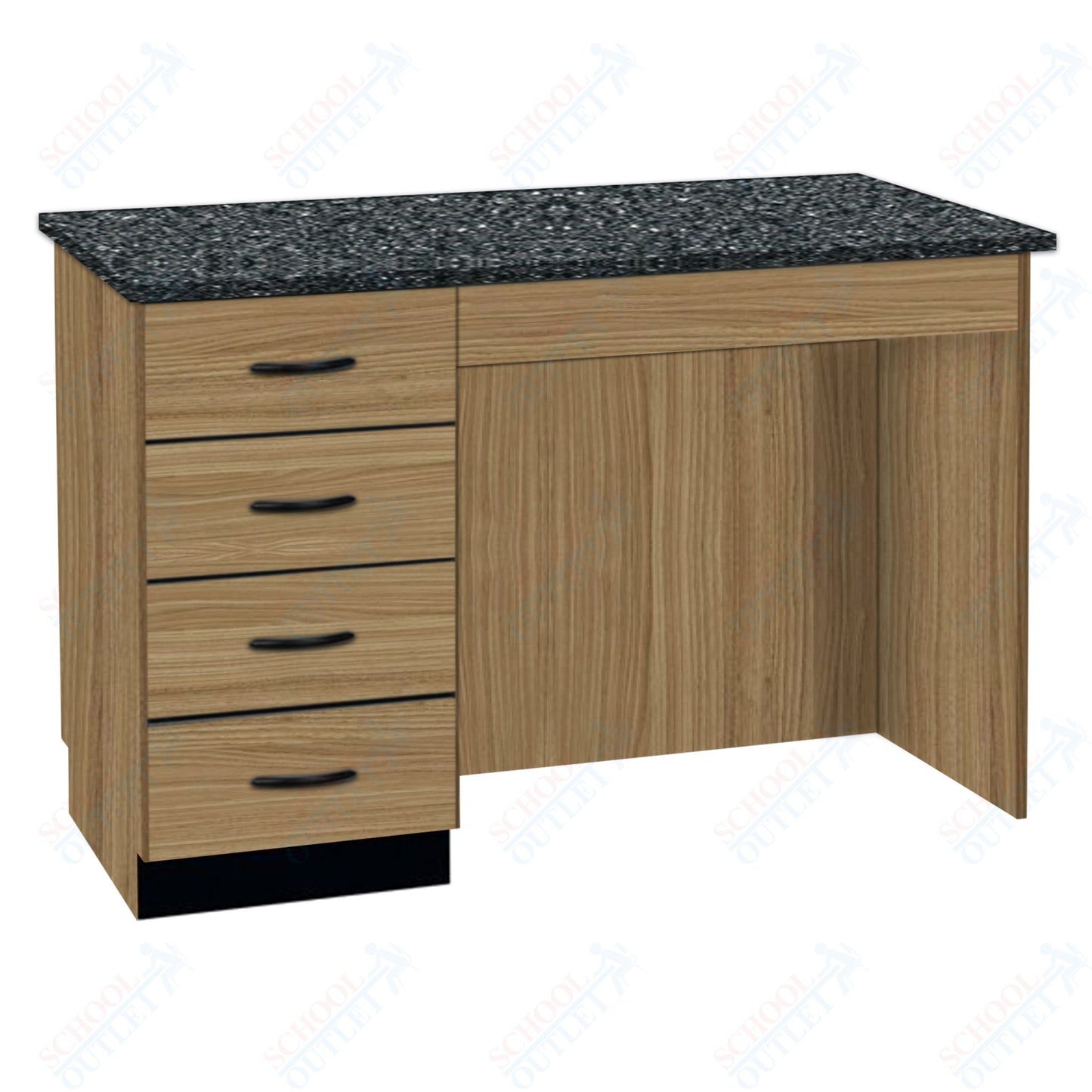 54"W Compact Chemical Resistant Laminate Top Island Desk (84150 K36 21)