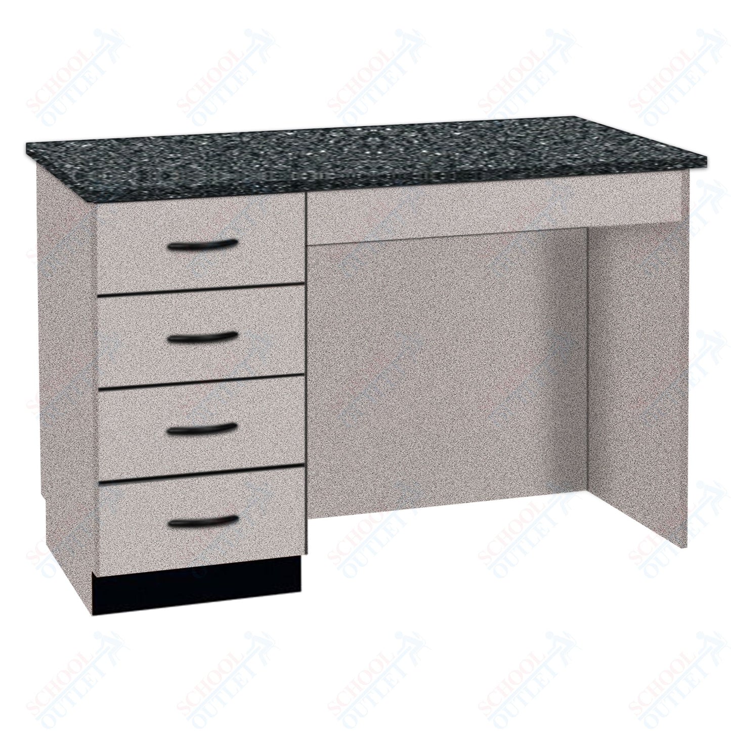 54"W Compact Chemical Resistant Laminate Top Island Desk (84150 K36 21)