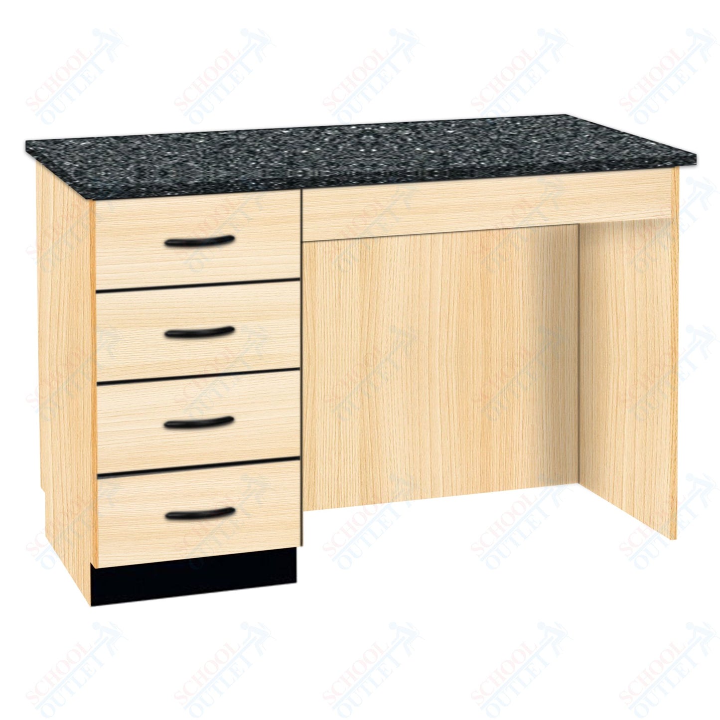 54"W Compact Chemical Resistant Laminate Top Island Desk (84150 K36 21)