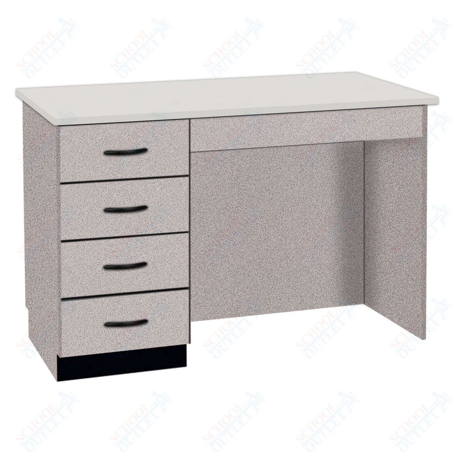 54"W Compact Chemical Resistant Laminate Top Island Desk (84150 K36 21)