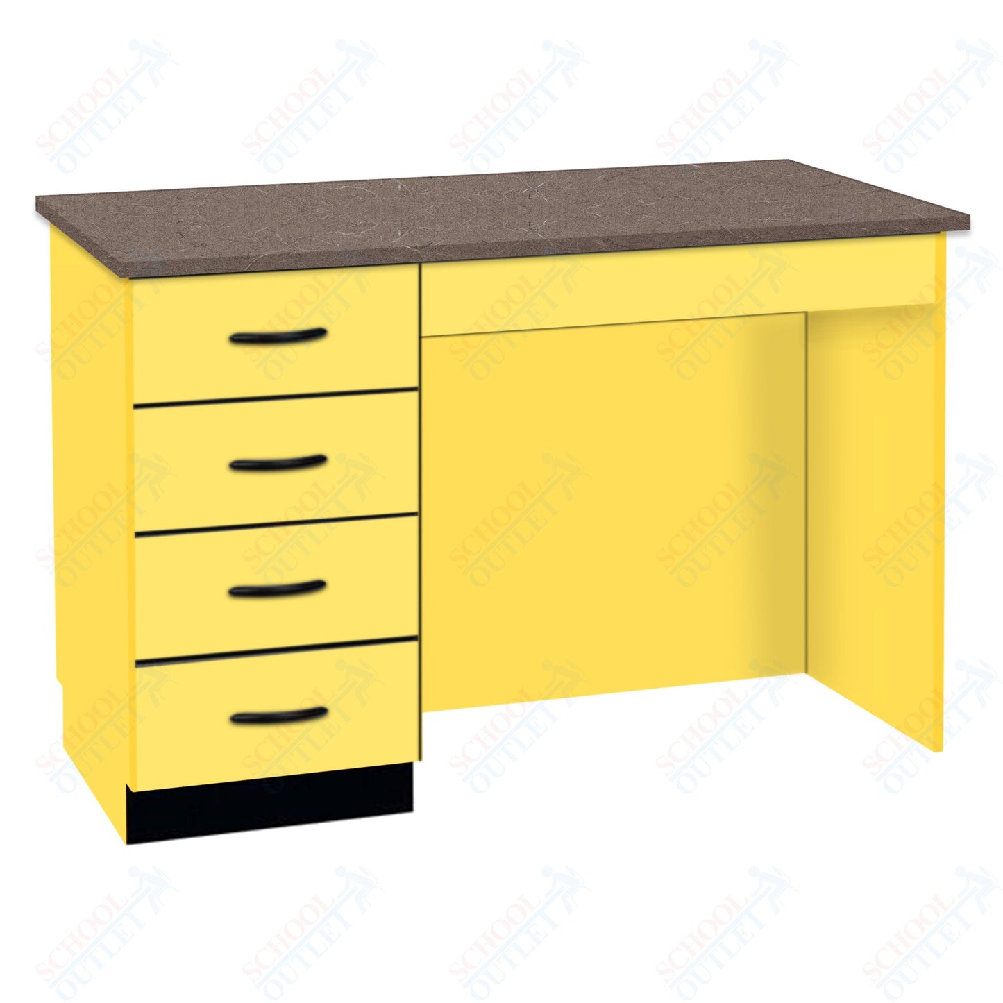 54"W Compact Phenolic Top Island Desk (84150 K36 24)