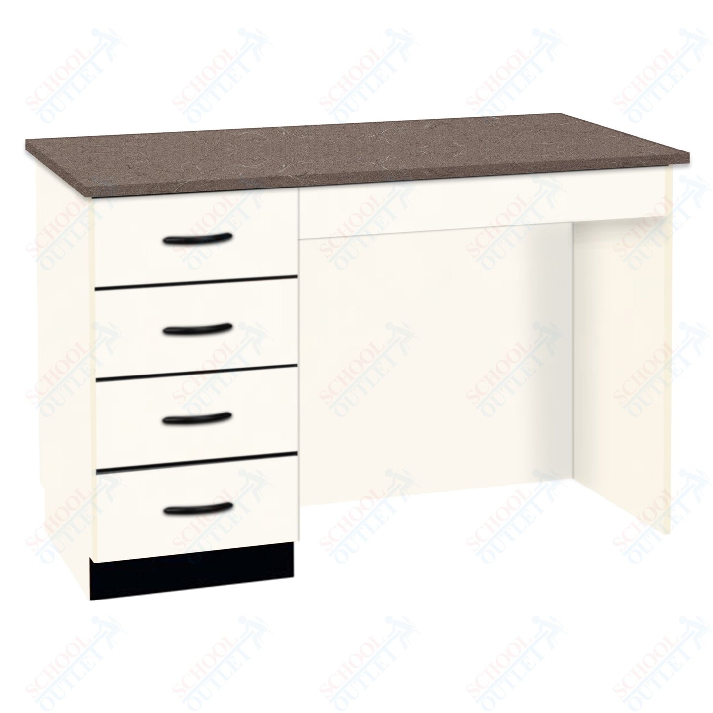 54"W Compact Phenolic Top Island Desk (84150 K36 24)