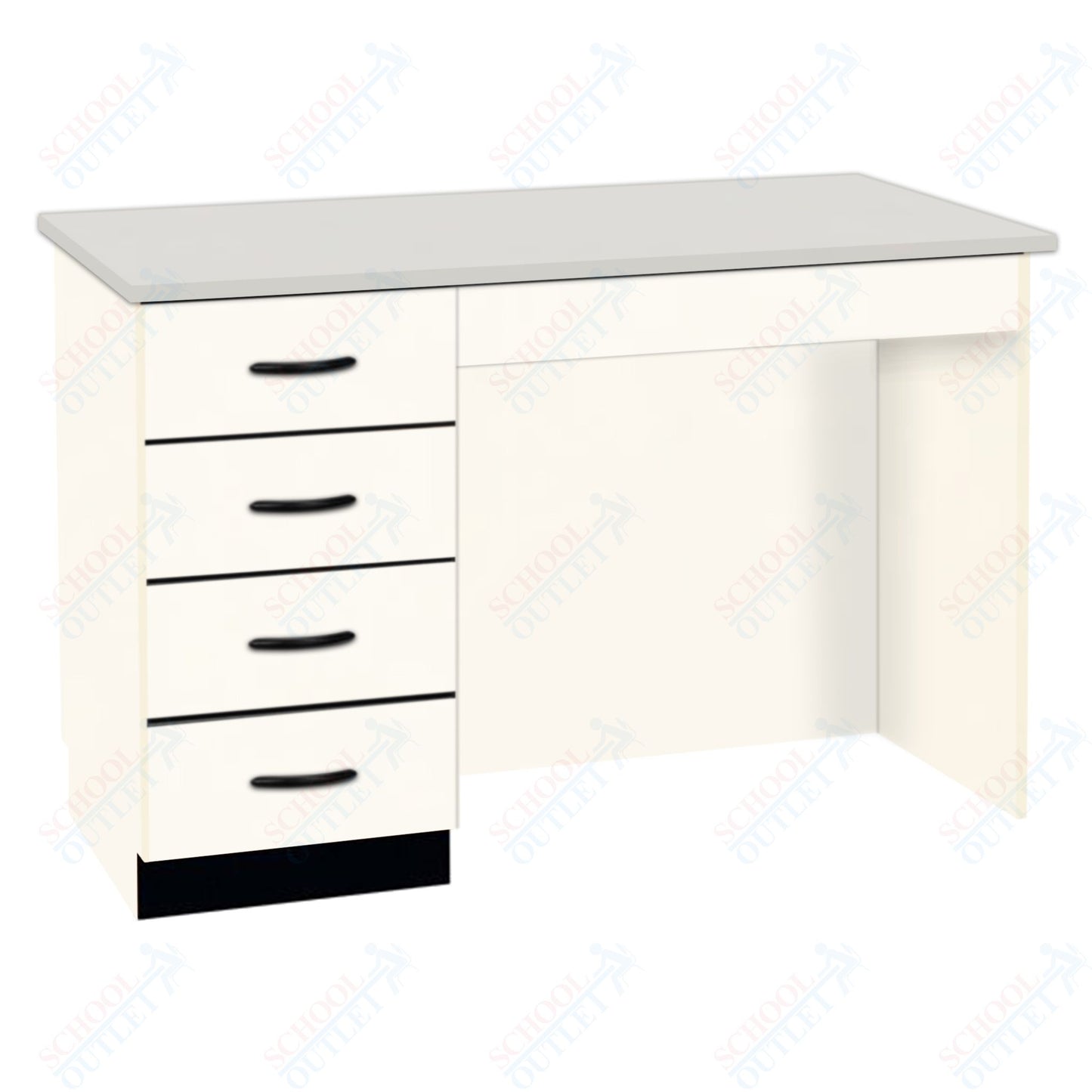 54"W Compact Phenolic Top Island Desk (84150 K36 24)