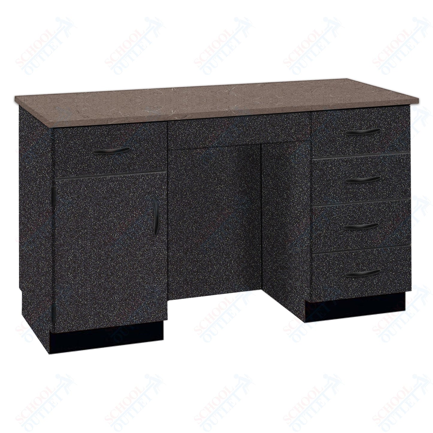 61"W Compact Chemical Resistant Laminate Top Island Desk (84152 K36 21)