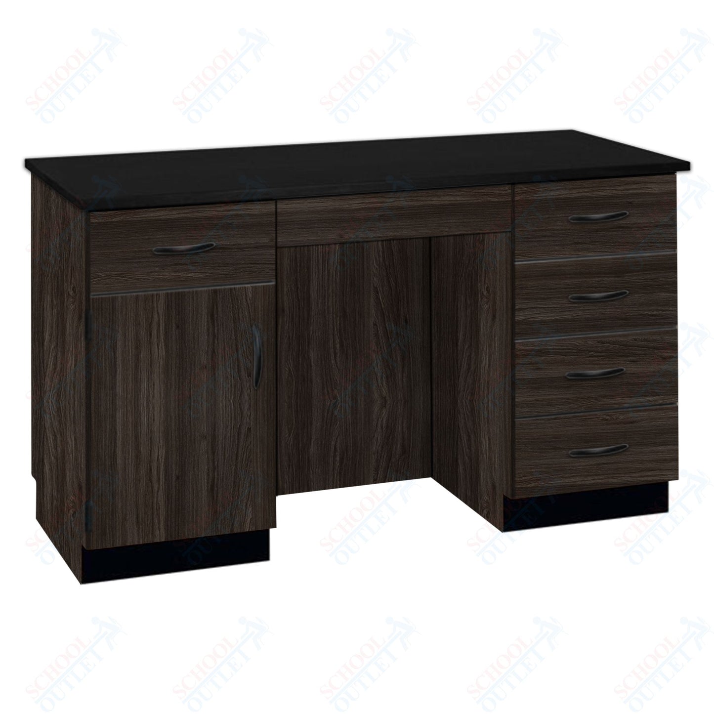 61"W Compact Chemical Resistant Laminate Top Island Desk (84152 K36 21)