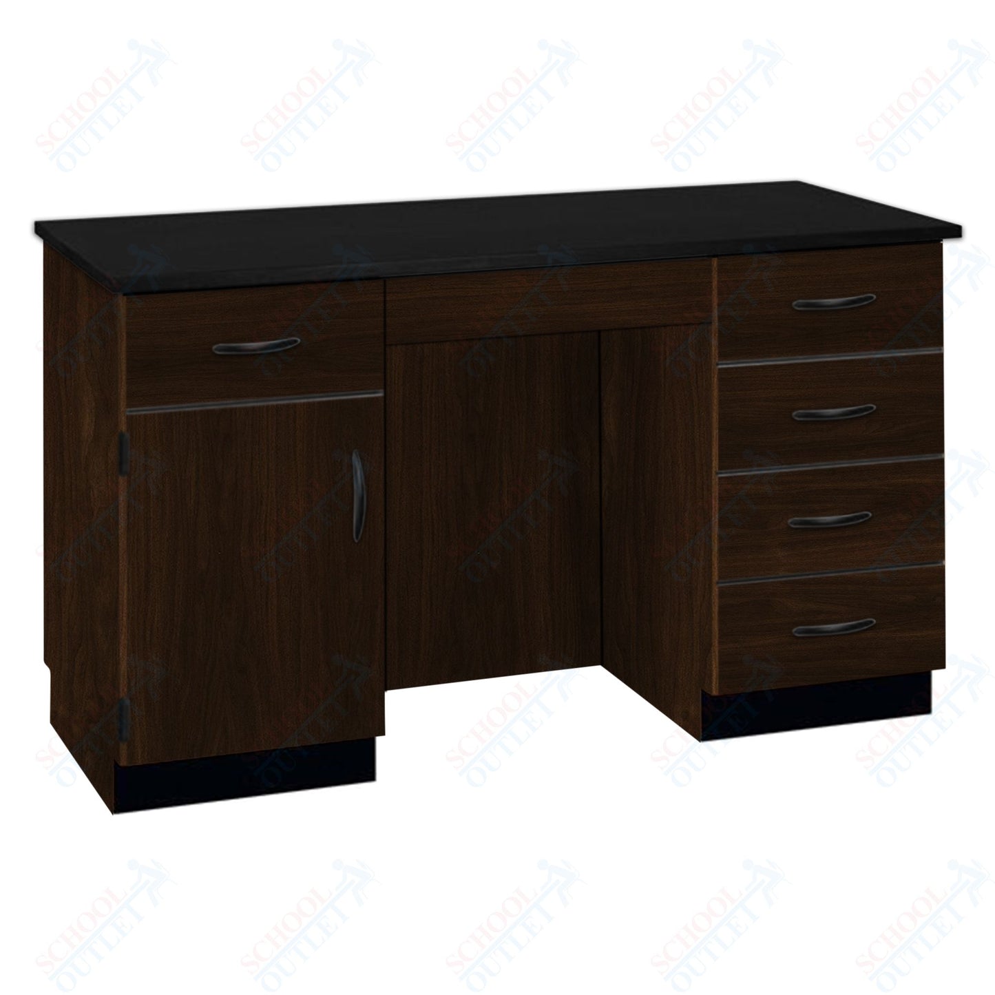 61"W Compact Chemical Resistant Laminate Top Island Desk (84152 K36 21)