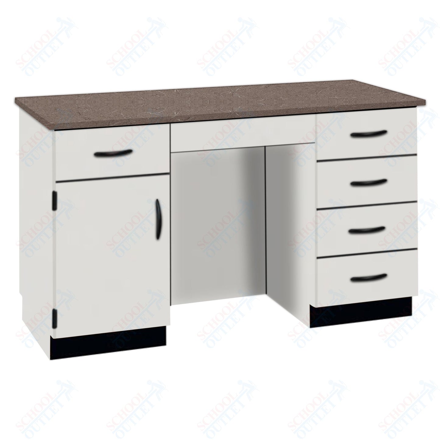 61"W Compact Phenolic Top Island Desk (84152 K36 24)