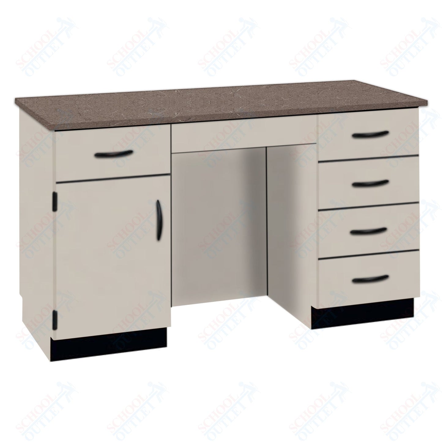 61"W Compact Phenolic Top Island Desk (84152 K36 24)