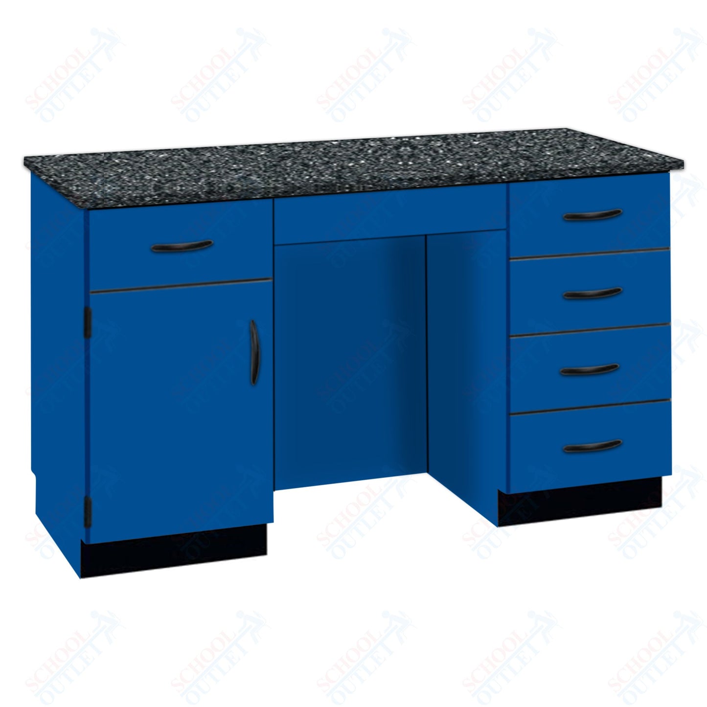 61"W Compact Phenolic Top Island Desk (84152 K36 24)