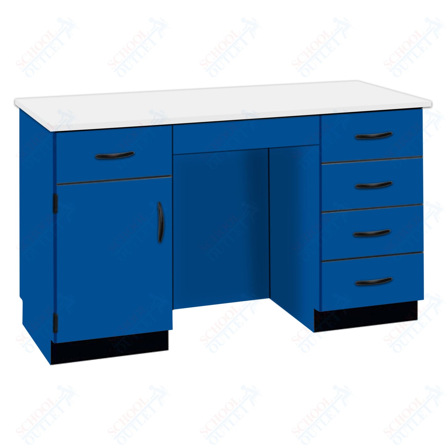 61"W Compact Phenolic Top Island Desk (84152 K36 24)