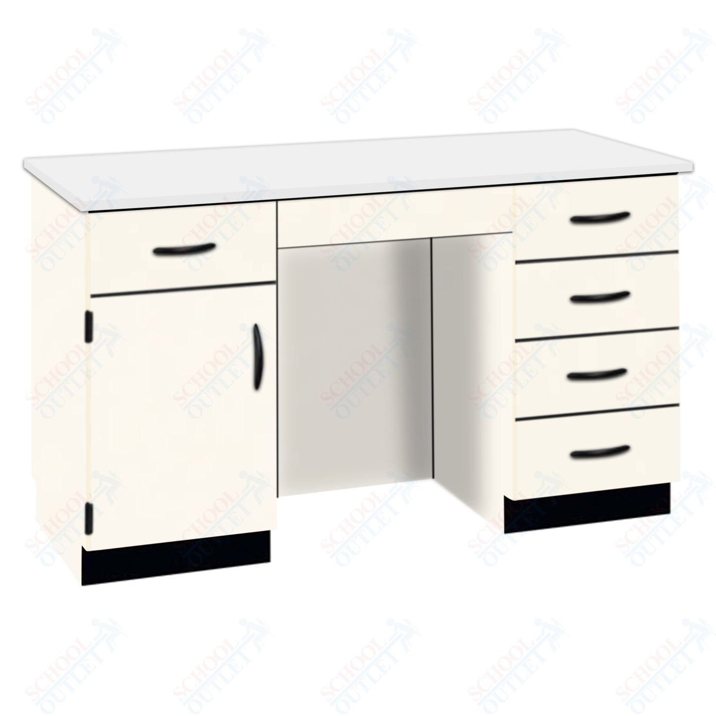 61"W Compact Phenolic Top Island Desk (84152 K36 24)