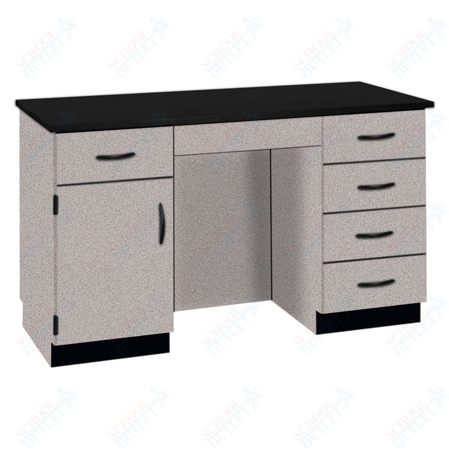 61"W Compact Phenolic Top Island Desk (84158 K36 24)