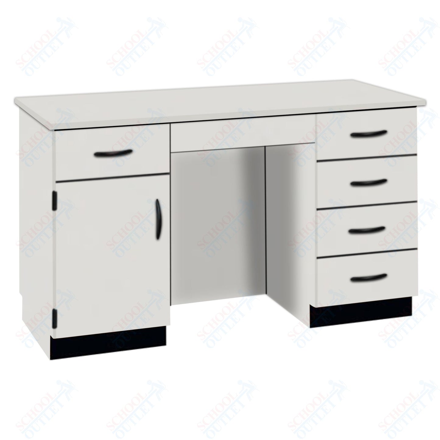 61"W Compact Phenolic Top Island Desk (84158 K36 24)