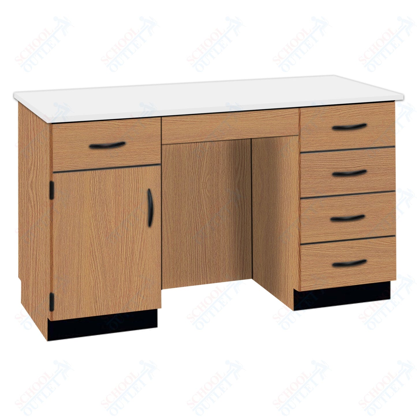 61"W Compact Phenolic Top Island Desk (84158 K36 24)