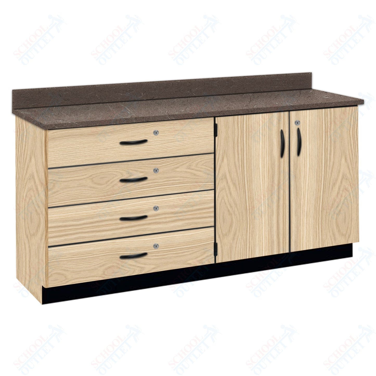 Chemical Resistant Laminate Top Wall Work Counter with Lock (84170 K36 21)