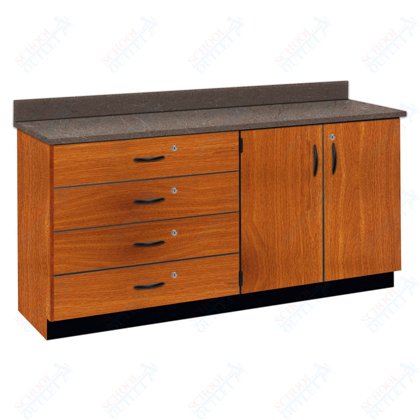 Chemical Resistant Laminate Top Wall Work Counter with Lock (84170 K36 21)