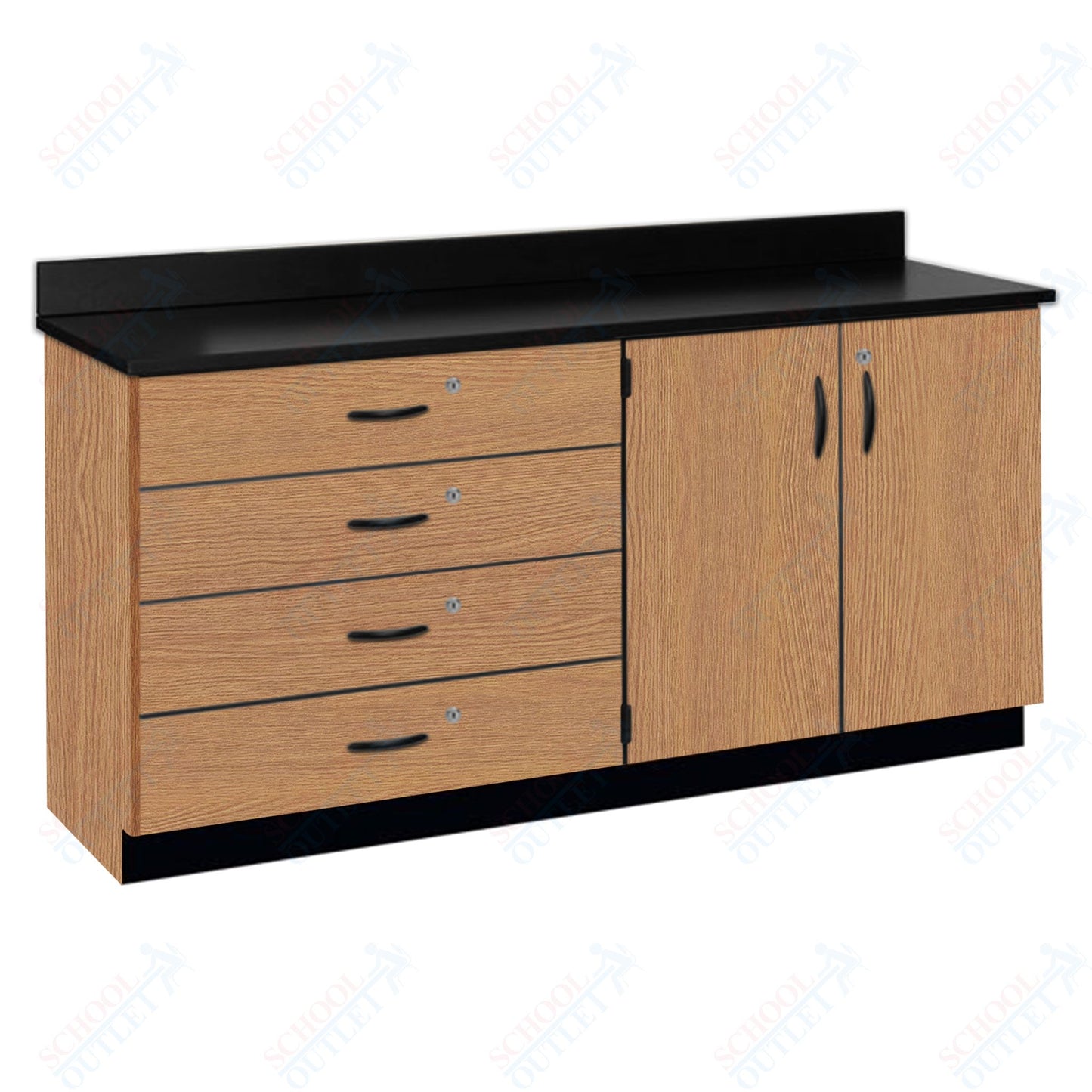 Chemical Resistant Laminate Top Wall Work Counter with Lock (84170 K36 21)