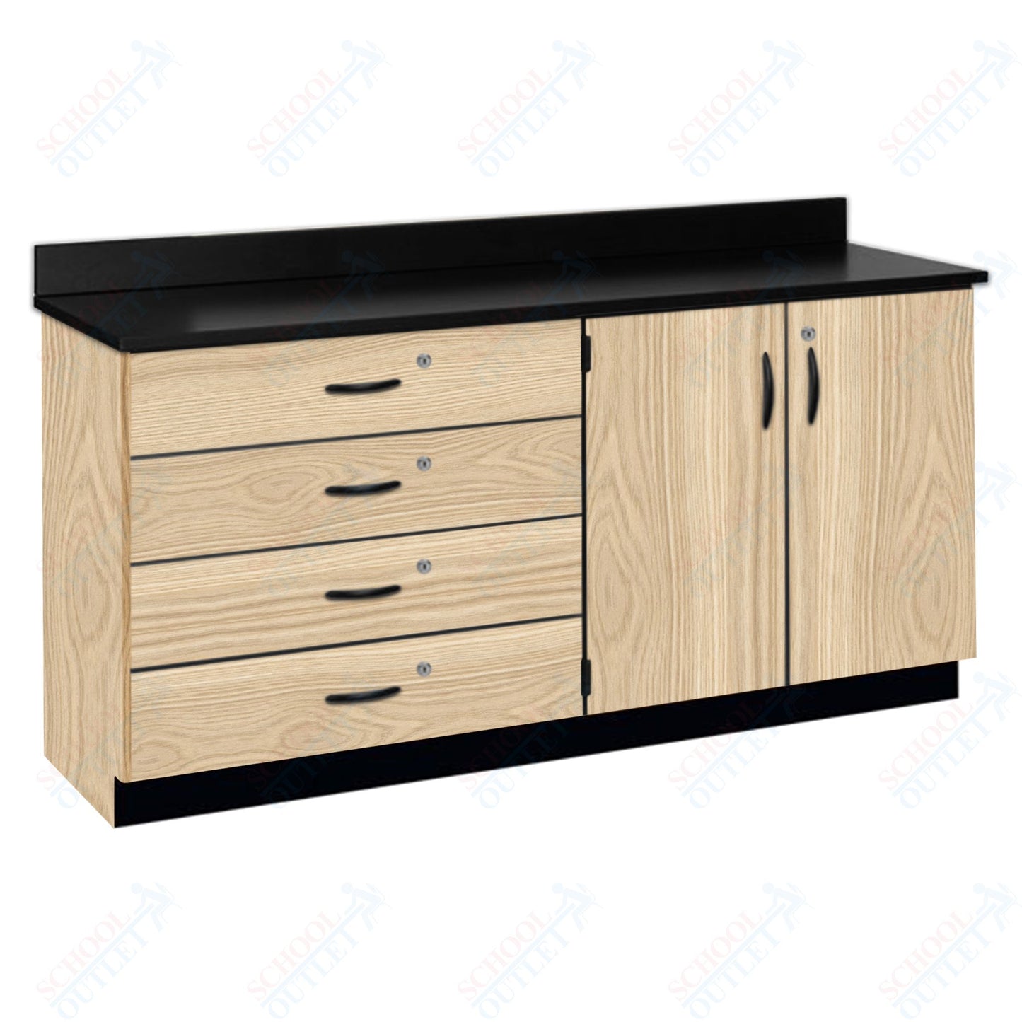 Chemical Resistant Laminate Top Wall Work Counter with Lock (84170 K36 21)