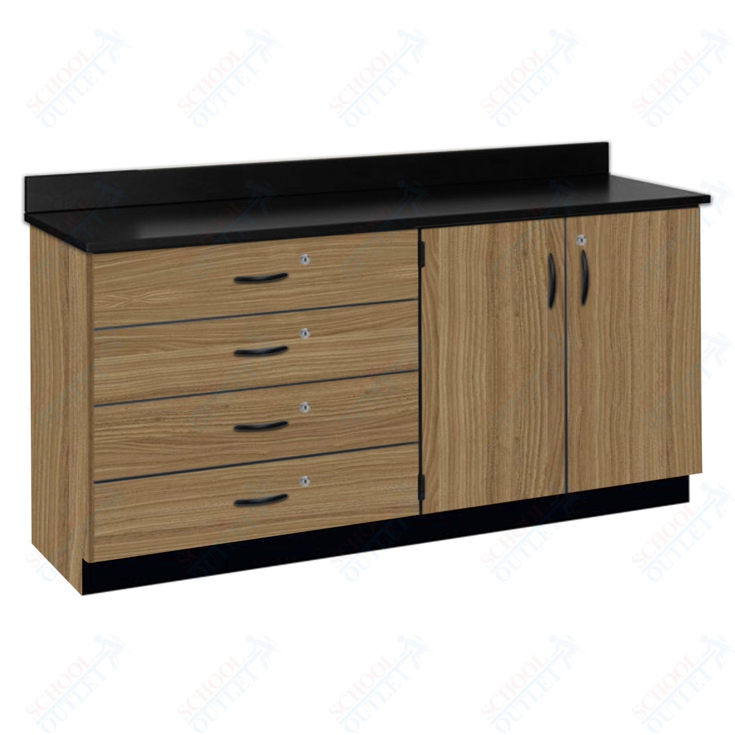 Chemical Resistant Laminate Top Wall Work Counter with Lock (84170 K36 21)