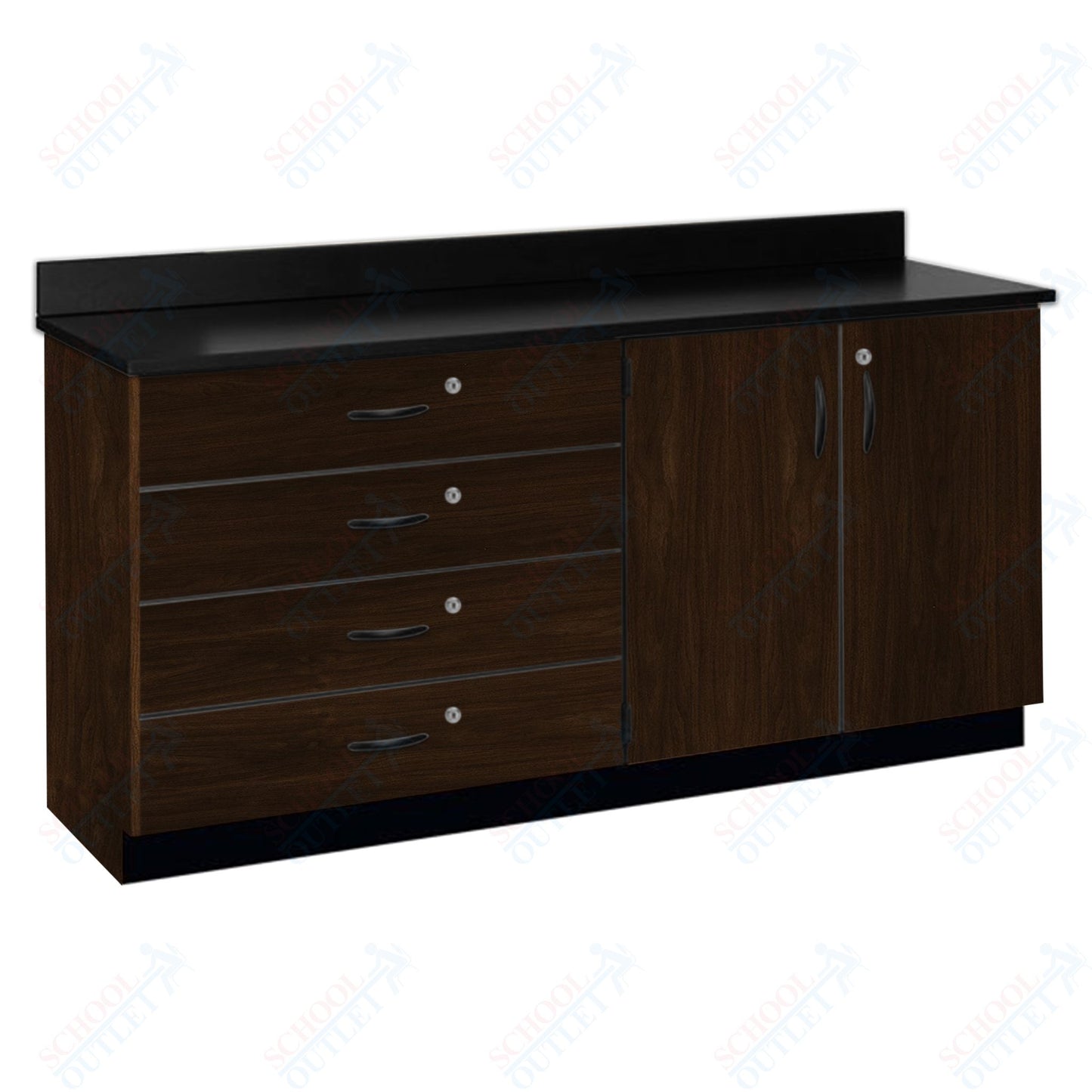 Chemical Resistant Laminate Top Wall Work Counter with Lock (84170 K36 21)